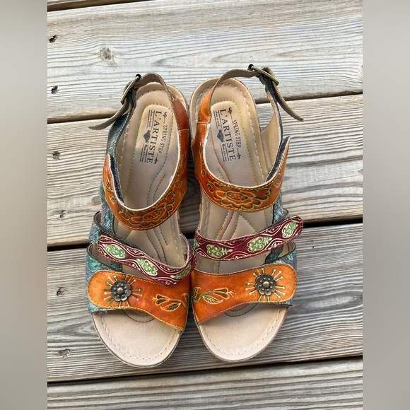 L'Artiste by Spring Step Women's Sumacah Slide Sandal Sz 42 US 10.5-11 - Picture 2 of 10